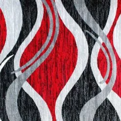 Flash Furniture Red 5' x 7' Ripple Patterned Indoor Area Rug -Rugs&Mats Official Shop Belnick20LLC OKRxxRG1109xx57xxRDxxGGxxSAMPLExx3362e0