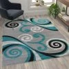 Flash Furniture Turquoise 5' x 7' Color Blocked Indoor Area Rug -Rugs&Mats Official Shop Belnick20LLC OKRxxRG1110xx57xxTQxxGGxxLSxx81a6eb