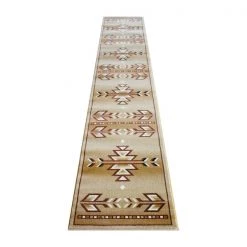 Flash Furniture Brown 2 x 11 Southwestern Style Patterned Area Rug -Rugs&Mats Official Shop Belnick20LLC OKRxxRG1113xx211xxBGxxGGxx558aca