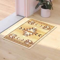 Flash Furniture Brown 2 x 3 Southwestern Style Patterned Area Rug -Rugs&Mats Official Shop Belnick20LLC OKRxxRG1113xx23xxBGxxGGxxLS2xxcfadcf