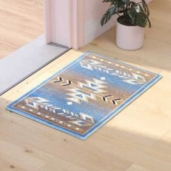 Flash Furniture Blue 2 x 3 Southwestern Style Patterned Area Rug -Rugs&Mats Official Shop Belnick20LLC OKRxxRG1113xx23xxBLxxGGxxLS2xxab4857