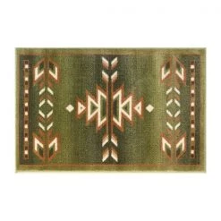 Flash Furniture Green 2 x 3 Southwestern Style Patterned Area Rug -Rugs&Mats Official Shop Belnick20LLC OKRxxRG1113xx23xxGNxxGGxxec2637