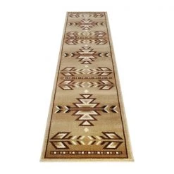 Flash Furniture Brown 2 x 7 Southwestern Style Patterned Area Rug -Rugs&Mats Official Shop Belnick20LLC OKRxxRG1113xx27xxBGxxGGxx1671b8