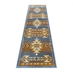 Flash Furniture Blue 2 x 7 Southwestern Style Patterned Area Rug -Rugs&Mats Official Shop Belnick20LLC OKRxxRG1113xx27xxBLxxGGxx8e536f