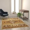 Flash Furniture Brown 5 x 7 Southwestern Style Patterned Area Rug -Rugs&Mats Official Shop Belnick20LLC OKRxxRG1113xx57xxBGxxGGxxLSxxd04d82