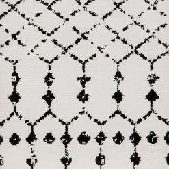 Flash Furniture Geometric Bohemian Low Pile Rug - 2'x6' - Ivory/Black -Rugs&Mats Official Shop Belnick20LLC RCxxCR19xx1330xx26xxWHxxGGxxSAMPLExxf9a8e8