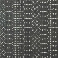 Flash Furniture Geometric Bohemian Low Pile Rug - 5' x 7' - Dark Gray/Ivory Polyester -Rugs&Mats Official Shop Belnick20LLC RCxxCR19xx1330xx57xxGRxxGGxxSAMPLExxdd9edc