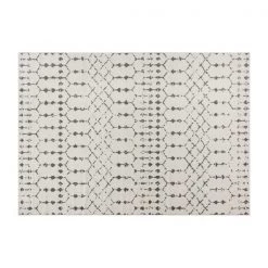 Flash Furniture Geometric Bohemian Low Pile Rug - 5' x 7' -Ivory/Gray Polyester -Rugs&Mats Official Shop Belnick20LLC RCxxCR19xx1330xx57xxIVxxGRxxGGxxc1b4b9