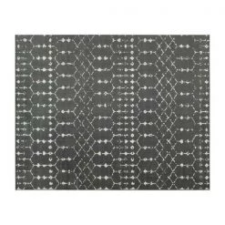 Flash Furniture Geometric Bohemian Low Pile Rug - 8' x 10' - Dark Gray/Ivory Polyester -Rugs&Mats Official Shop Belnick20LLC RCxxCR19xx1330xx810xxGRxxGGxx6b9cbc