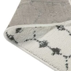 Flash Furniture Geometric Bohemian Low Pile Rug - 8' x 10' - Ivory/Gray Polyester -Rugs&Mats Official Shop Belnick20LLC RCxxCR19xx1330xx810xxIVxxGRxxGGxxinset1xx9588b2