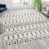 Flash Furniture Geometric Bohemian Low Pile Rug - 8' x 10' - Ivory/Black -Rugs&Mats Official Shop Belnick20LLC RCxxCR19xx1330xx810xxWHxxGGxxLSxxd0d21a