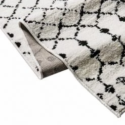 Flash Furniture Geometric Bohemian Low Pile Rug - 8' x 10' - Ivory/Black -Rugs&Mats Official Shop Belnick20LLC RCxxCR19xx1330xx810xxWHxxGGxxinset2xx3a1076