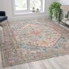 Flash Furniture 8' x 10' Vintage Medallion Area Rug in Blue Multi -Rugs&Mats Official Shop Belnick20LLC RCxxEGxx202101xx01xx810xxBLxxGGxxLSxx04bfd5