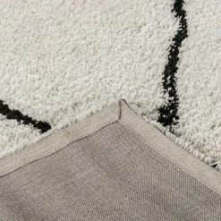 Flash Furniture Shag Style Diamond Trellis Area Rug - 5' x 7' - Ivory -Rugs&Mats Official Shop Belnick20LLC RCxxKJxx181070xx01xx57xxGGxxinset2xxbc0649