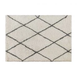 Flash Furniture 5'x7' Ivory/Black Diamond Trellis Shag Area Rug -Rugs&Mats Official Shop Belnick20LLC RCxxKJxx181070xx01xx57xxIVxxGRxxGGxx2405d1