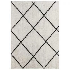 Flash Furniture Shag Style Diamond Trellis Area Rug - 8' x 10' - Ivory -Rugs&Mats Official Shop Belnick20LLC RCxxKJxx181070xx01xx810xxGGxx18fc42