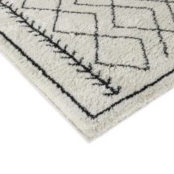 Flash Furniture Geometric Style Bohemian Shag Area Rug - 8' x 10' - Ivory -Rugs&Mats Official Shop Belnick20LLC RCxxMSxx202012xx01xx810xxGGxxinset1xx4882d8