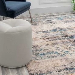 Flash Furniture Artisan Old English Style Traditional Rug - 5' x 7' - Blue -Rugs&Mats Official Shop Belnick20LLC RCxxRG19xx016xx57xxGGxxLS2xxe87f4d