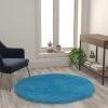 Flash Furniture Turquoise 4x4 Round Fluffy Faux Fur Area Rug -Rugs&Mats Official Shop Belnick20LLC YTGxxRGS1917xx44xxTQxxGGxxLSxx67525d