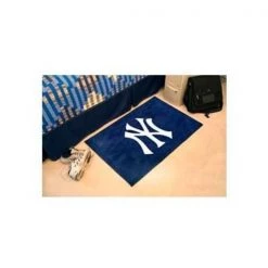 Fanmats, Llc FanMats New York Yankees Logo Starter Rug 1/4" Thick 1.5' x 2.5'