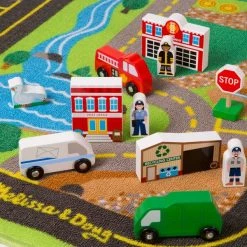 Melissa & Doug Deluxe Road Rug Play Set -Rugs&Mats Official Shop Educators20Resource LCI5195xx3