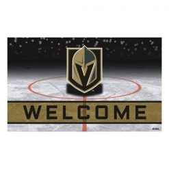 Fanmats NHL Vegas Golden Knights Rubber Door Mat 18in. x 30in.