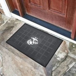 Fanmats U.S. Marines Heavy Duty Door Mat 19.5in. x 31in. -Rugs&Mats Official Shop Grainger F0016929