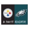 Fanmats Steelers-Eagles House Divided Rug -Rugs&Mats Official Shop Grainger G5663222