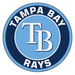 Fanmats Tampa Bay Rays Roundel Mat, 27" dia.