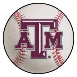 Fanmats Texas A/M Baseball Mat, 27" dia.