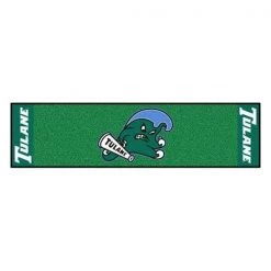 Fanmats Tulane Putting Green Runner, 18"x72"
