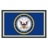 Fanmats U.S. Navy, 4 ft.x6 ft. Rug -Rugs&Mats Official Shop Grainger G5668737