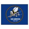 Fanmats U.S. Navy All-Star Mat, 33.75"x42.5"