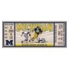 Fanmats University of Michigan Ticket Runner -Rugs&Mats Official Shop Grainger G5670347