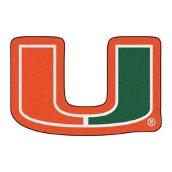 Fanmats University of Miami Mascot Mat