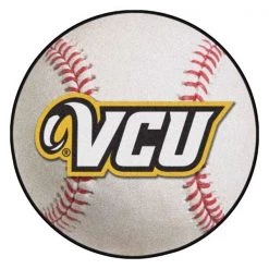 Fanmats VCU Baseball Mat, 27" dia.
