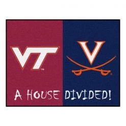 Fanmats Virginia Tech-Virginia House Divided Rug