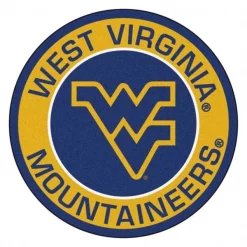 Fanmats West Virginia Roundel Mat, 27" dia.