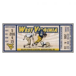 Fanmats West Virginia University Ticket Runner