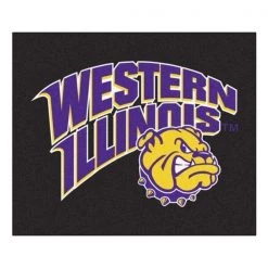 Fanmats Western Illinois Tailgater Rug, 5ft.x6ft.