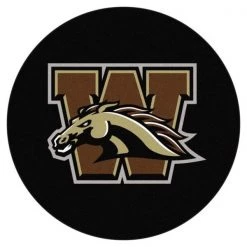 Fanmats Western Michigan Puck Mat, 27" dia.