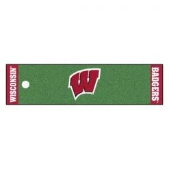 Fanmats Wisconsin Putting Green Runner, 18"x72"