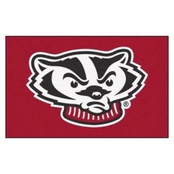 Fanmats Wisconsin Ulti-Mat, 5 ft.x8 ft.