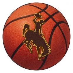 Fanmats Wyoming Basketball Mat, 27"