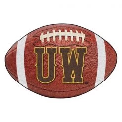 Fanmats Wyoming Football Rug, 20.5"x32.5"
