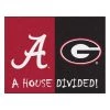 Fanmats Alabama - Georgia House Divided Rug -Rugs&Mats Official Shop Grainger G5678823
