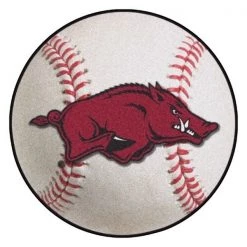 Fanmats Arkansas Baseball Mat 27" diameter
