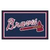 Fanmats Atlanta Braves 4x6 Rug -Rugs&Mats Official Shop Grainger G5682000