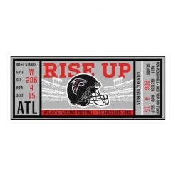 Fanmats Atlanta Falcons Ticket Runner 30"x72"