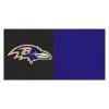 Fanmats BL Ravens 18"x18" Carpet Tiles, PK20 -Rugs&Mats Official Shop Grainger G5683498